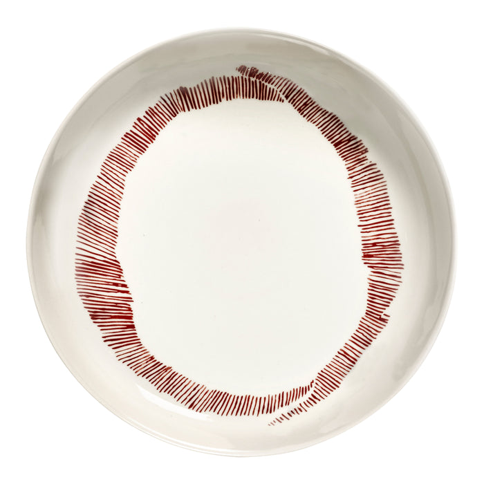 Serax Ottolenghi Feast Diep Bord Ø 22 cm - Rood Swirl