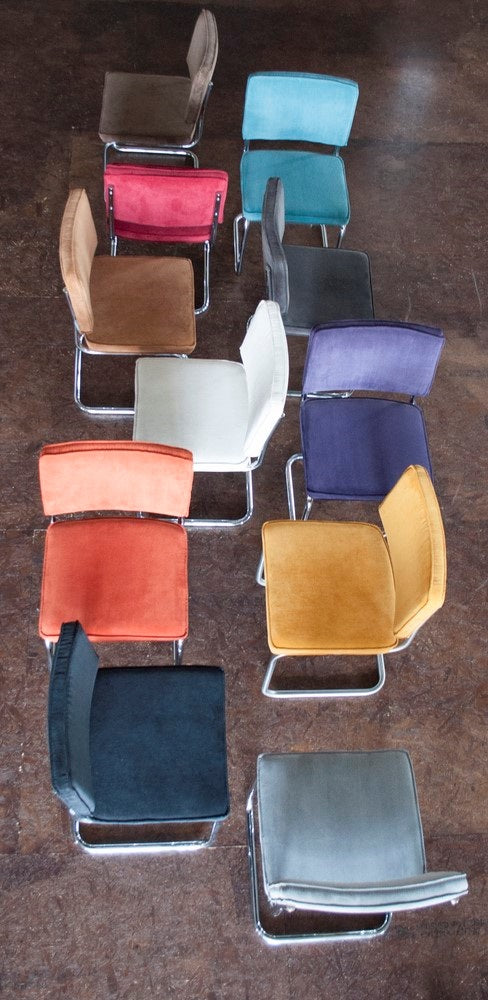 Zuiver Ridge Eetkamerstoel - Ribstof - Groen