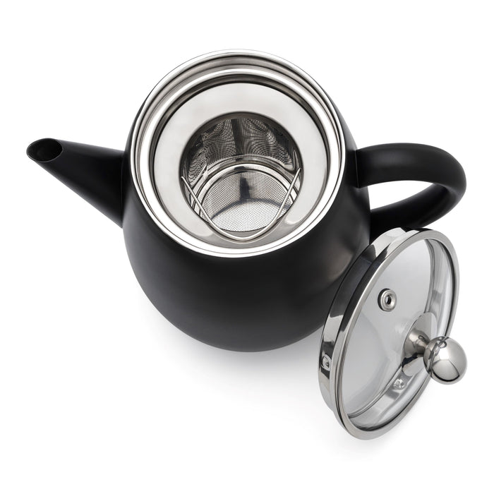 Bredemeijer Duet Eva Theepot 1,1 L - Zwart
