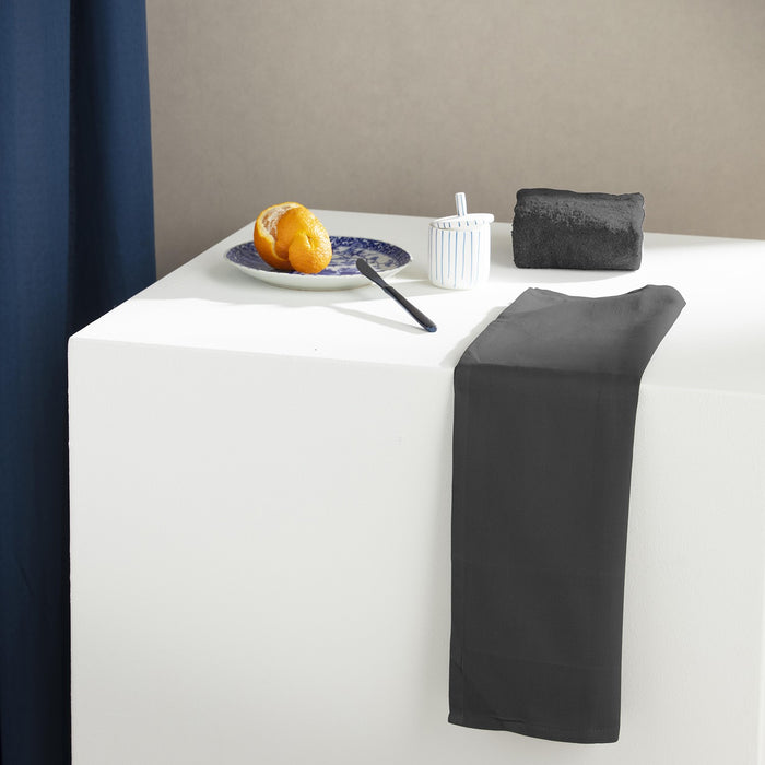 DDDDD theedoek Logo - 60x65 cm - Anthracite - 6 stuks