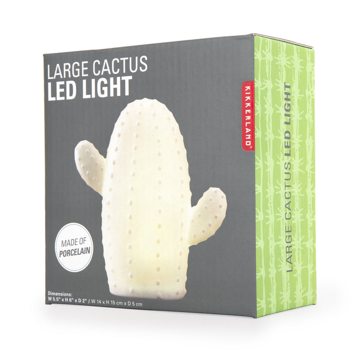 Kikkerland Cactus LED Tafellamp Large