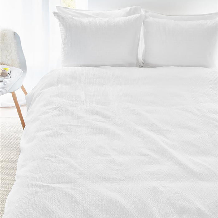 Beddinghouse Wave Dekbedovertrek 200 x 200/220 cm - Wit