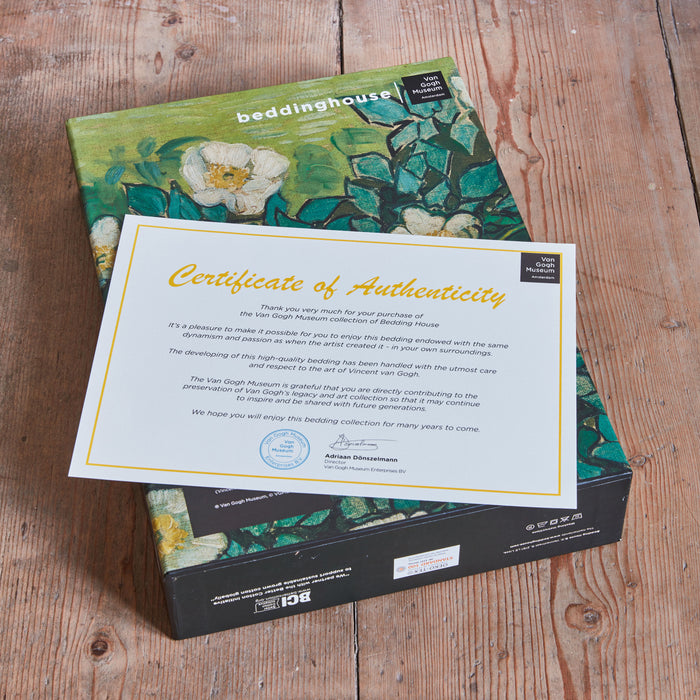 Beddinghouse x Van Gogh Museum Wild Roses Dekbedovertrek 240 x 200|220 cm - Groen