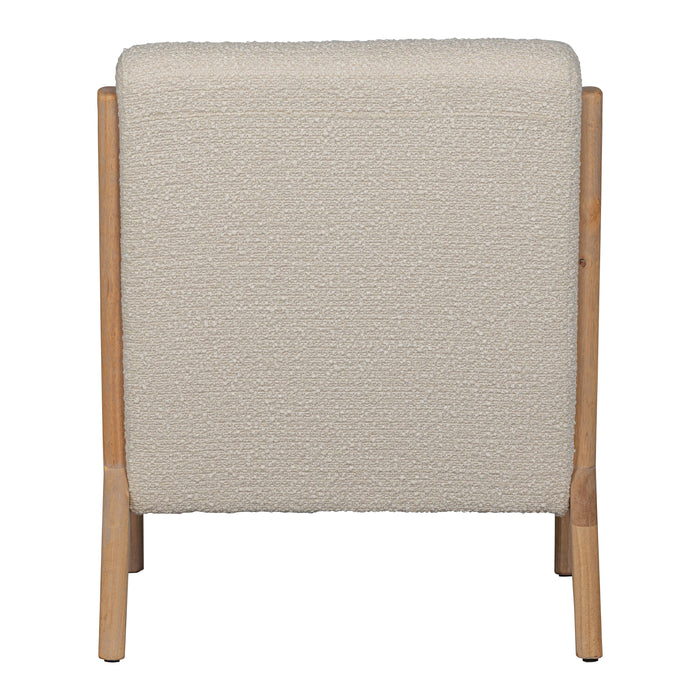 Woood Mark Fauteuil - Crème Bouclé