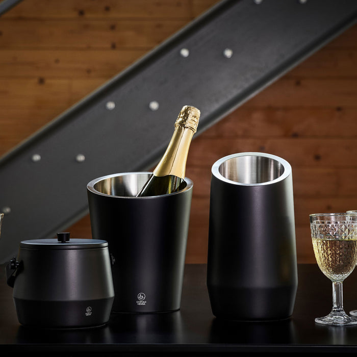 Leopold Vienna Bar Collection Wijnkoeler - Mat Zwart