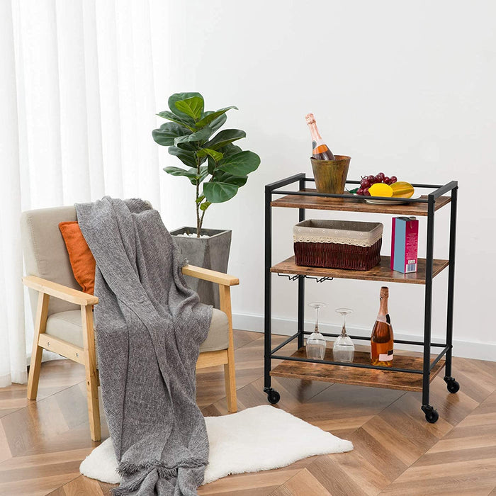 Furnilux - Serveerwagen - 3-laagse keukenwagen