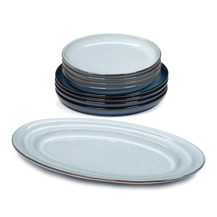 SERAX - Pascale Naessens - Pure Serviesset 9-delig - Blauw