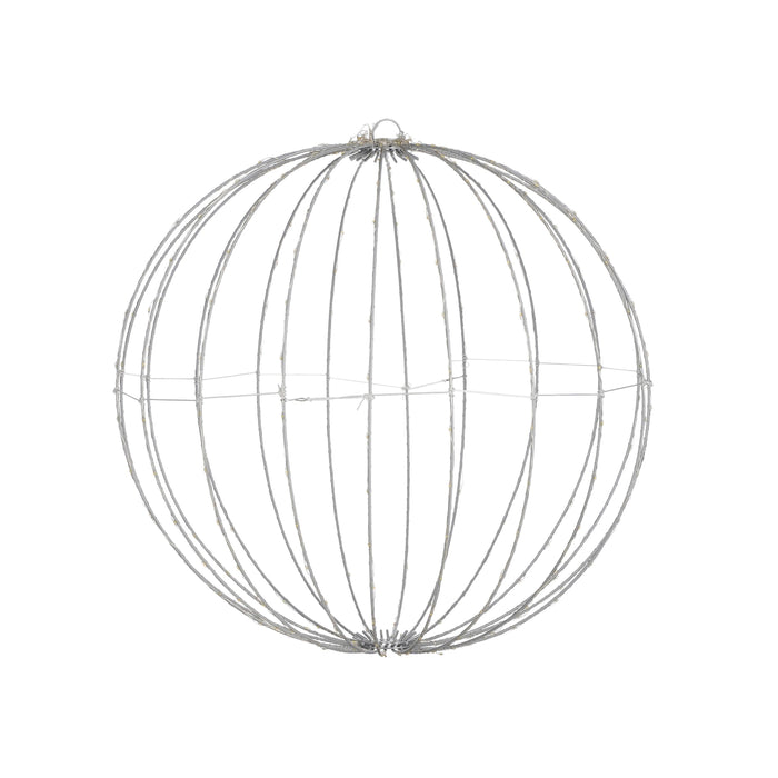 Luca Lighting Kerstverlichting Bal met Warm Witte LED - Ø50 cm - Zwart