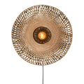 GOOD&MOJO Kalimantan Wandlamp Rond - Ø60cm - Naturel