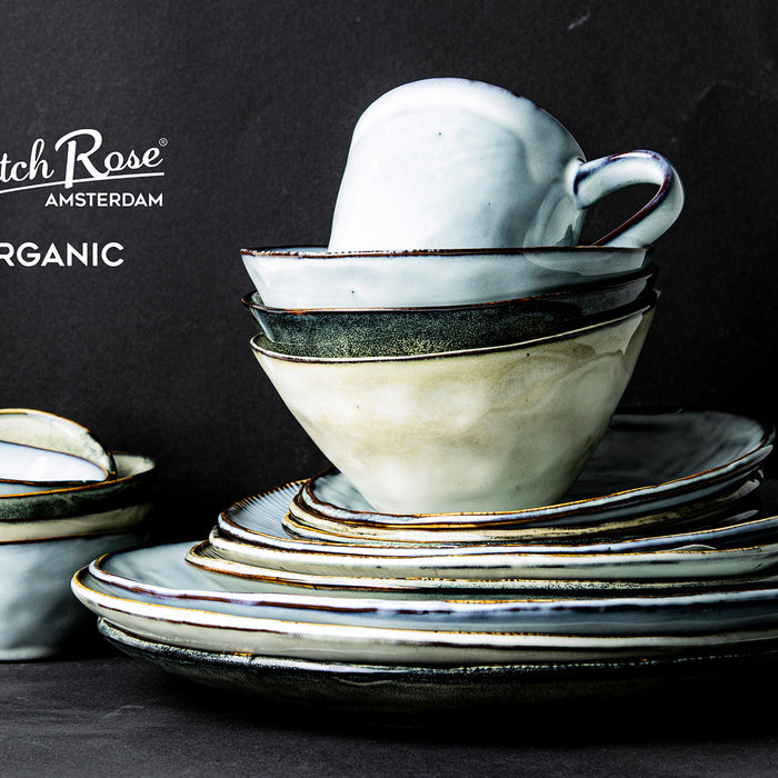 Dutch Rose Amsterdam Organic Kommen Ø 11,5 cm - Crème - 4 st.