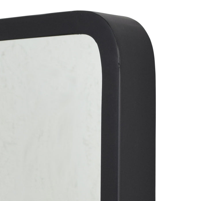 LOFT42 Mirror Spiegel Vierkant Zwart - Industrieel - Metaal - 42x42