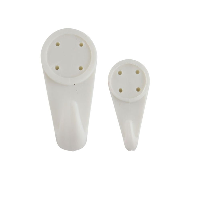 Orange85 Wandhaak 12 Stuks Muur Haken Wit Wanddecoratie