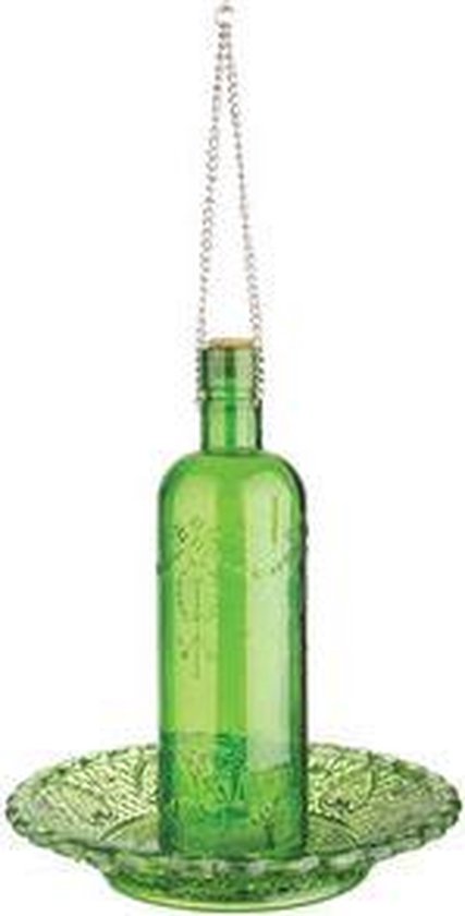 Furnilux - Voederfles ruitjesglas-Groen