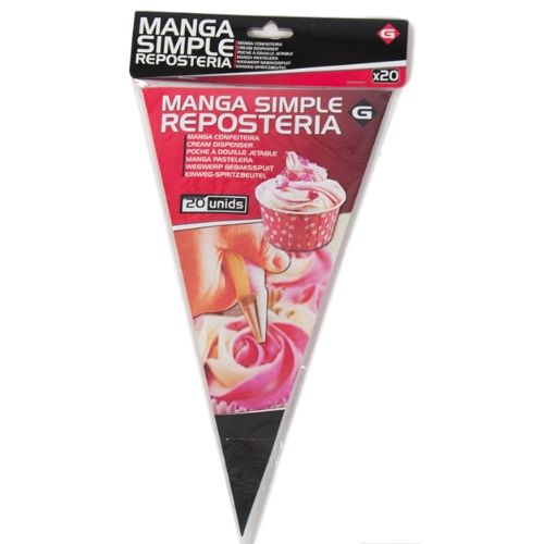 Merkloos Wegwerp Spuitzakken 20 stuks