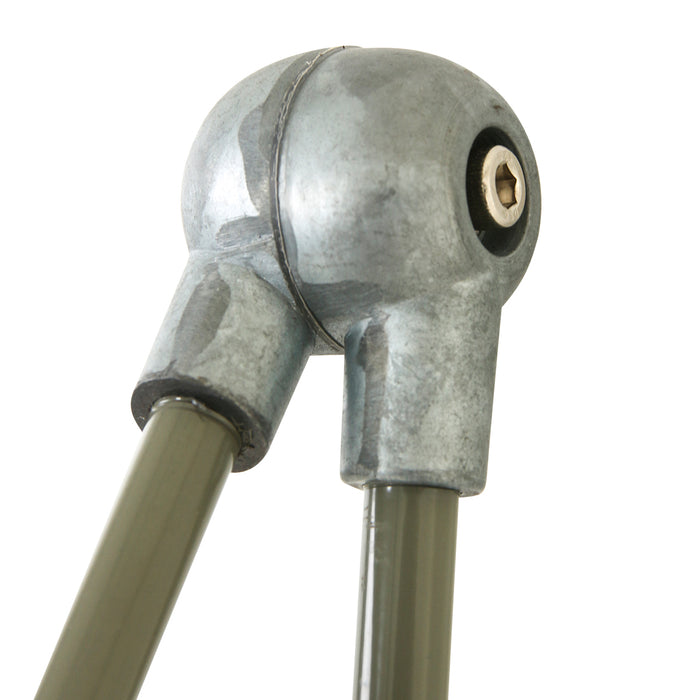 Mexlite - wandlamp - Davin - groen - aluminium metaal - bedlampje -