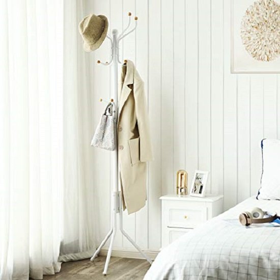 Hoppa! | Staande Kapstok | 12 Haken | 182 cm Hoog | Wit | ijzer