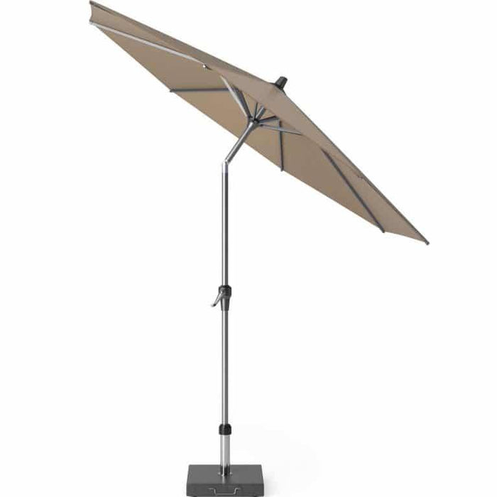 Platinum Riva parasol 250 cm rond taupe met kniksysteem