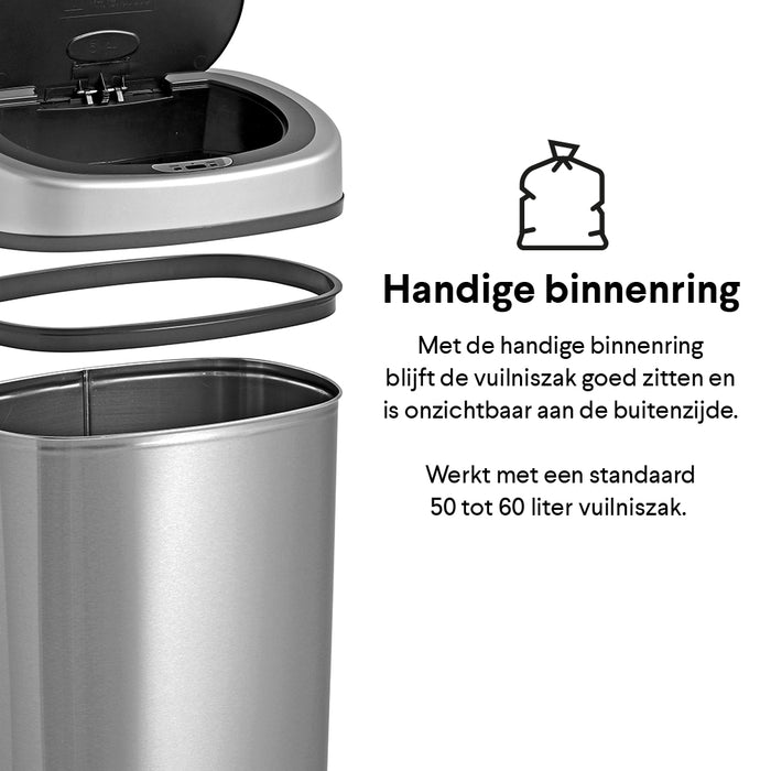 Homra Fonix Sensor Afvalemmer 50 Liter
