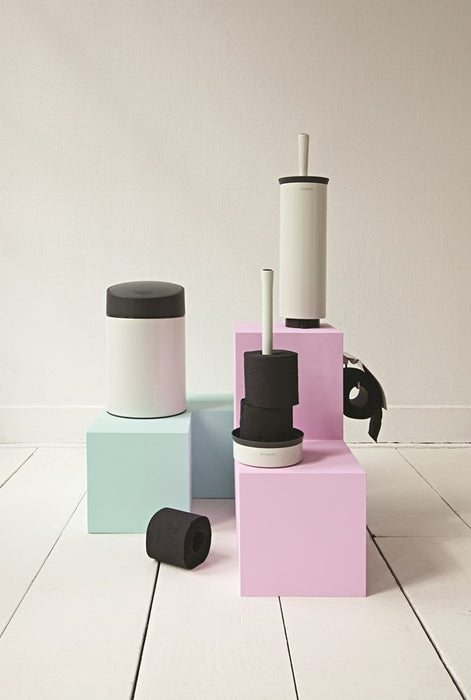 Brabantia RVS Toiletrolhouder met klep