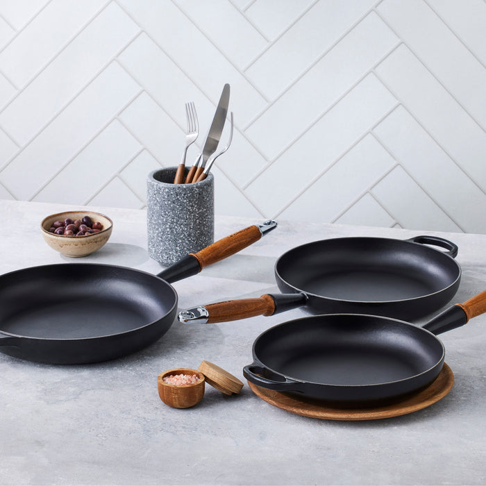 Le Creuset Signature Koekenpan Ø 28 cm - Mat Zwart