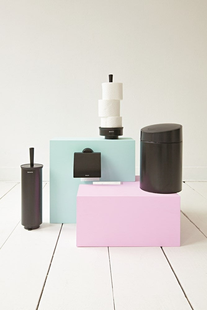 Brabantia RVS Toiletrolhouder met klep