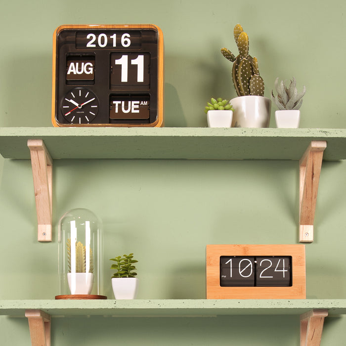 Karlsson Mini Flip Wandklok 24,5 x 24,5 cm