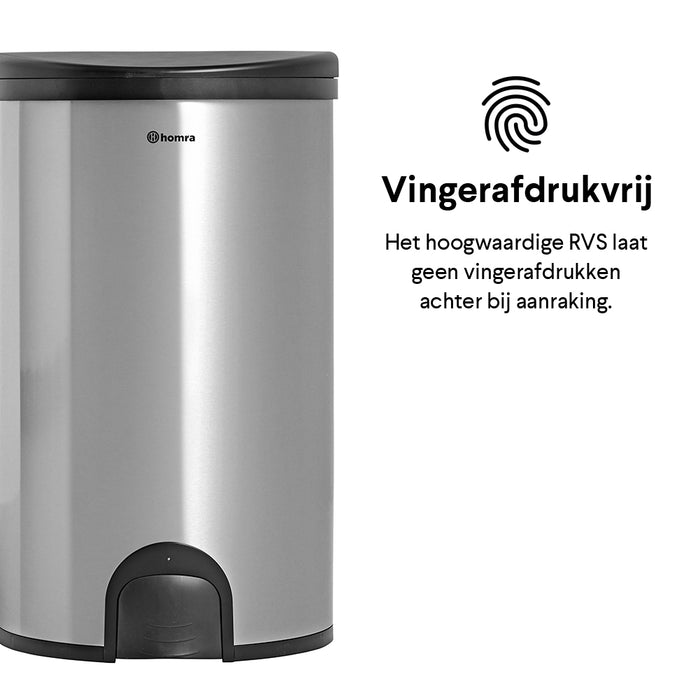 Homra Kick Me Sensor Afvalemmer 50 Liter