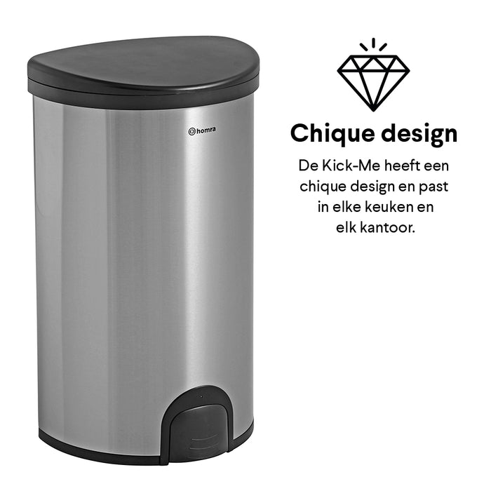 Homra Kick Me Sensor Afvalemmer 50 Liter