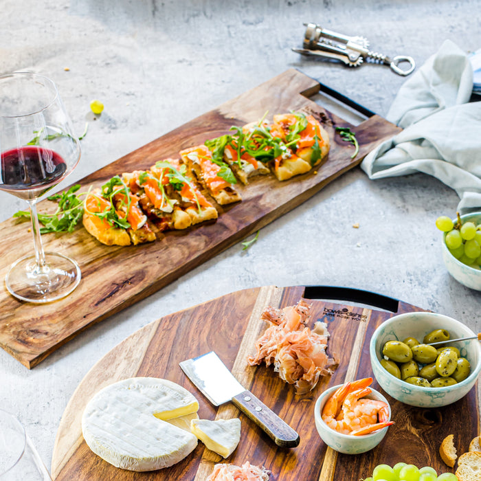 Bowls and Dishes Pure Rose Wood Serveerplank 59 x 20 cm