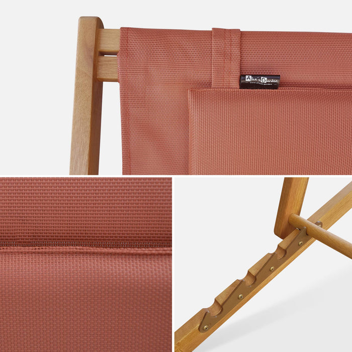 sweeek - Set van twee textileen strandstoelen