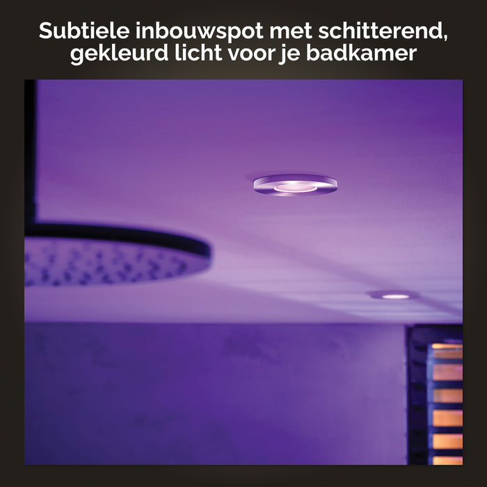 Philips Hue White & Color Ambiance Xamento Inbouwspot - GU10 - Ø 9,3