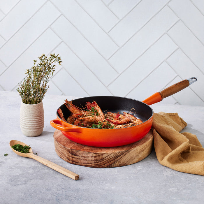 Le Creuset Sauteerpan Ø 28 cm - Oranjerood