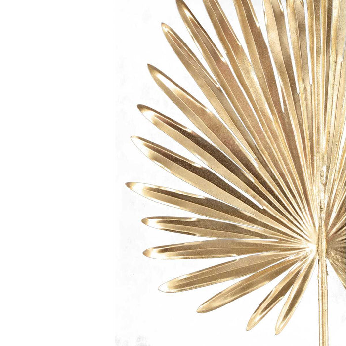 PTMD Twig Plant Palm Kunstblad - 49 x 44 x 110 cm - Goud