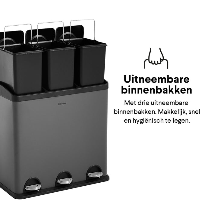 Homra Maxer-20 Pedaalemmer 60 Liter (3x20 Liter)