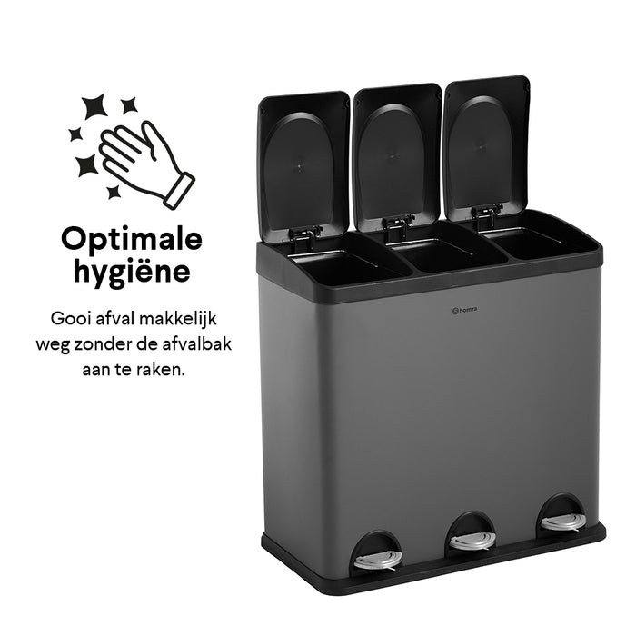 Homra Maxer-20 Pedaalemmer 60 Liter (3x20 Liter)