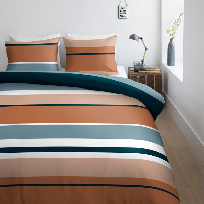 Ambiante Andy Dekbedovertrek 140 x 200/220 cm - Blauw