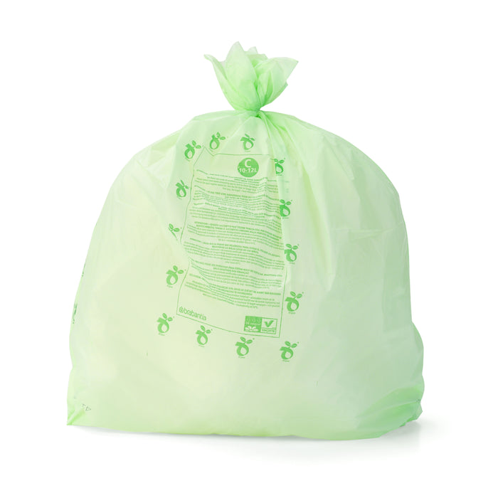 Brabantia Type C PerfectFit Composteerbare Afvalzak 10-12 Liter - 10 zakken