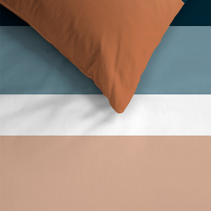 Ambiante Andy Dekbedovertrek 200 x 200/220 cm - Blauw