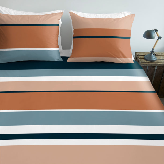 Ambiante Andy Dekbedovertrek 200 x 200/220 cm - Blauw