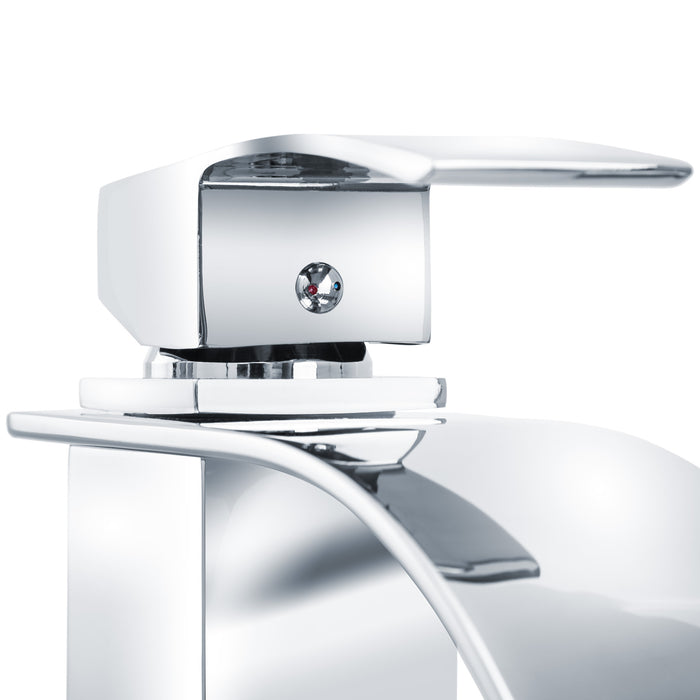 tectake Hoge waterval mengkraan - voor wastafel - SF8005-A