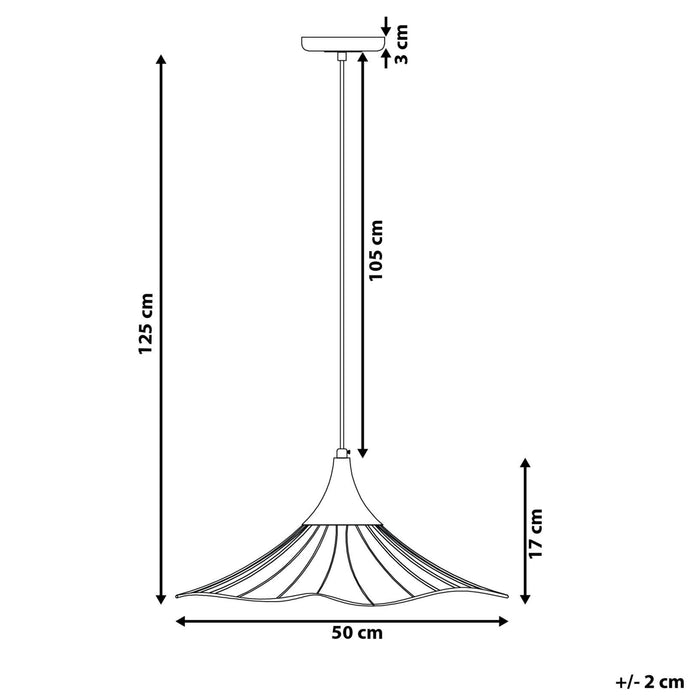 Beliani - MAZARO - Hanglamp - Koper - Metaal