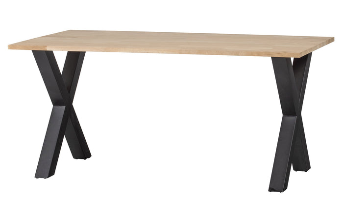 WOOOD Tablo Tafel met Alkmaar Poot - Eiken|Metaal - 75x160x90