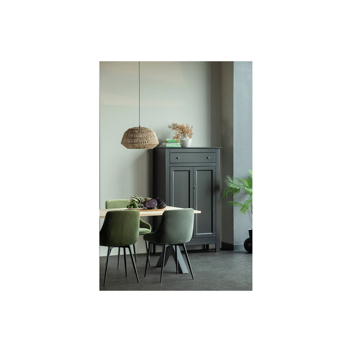 WOOOD Tablo Tafel met Alkmaar Poot - Eiken|Metaal - 75x160x90