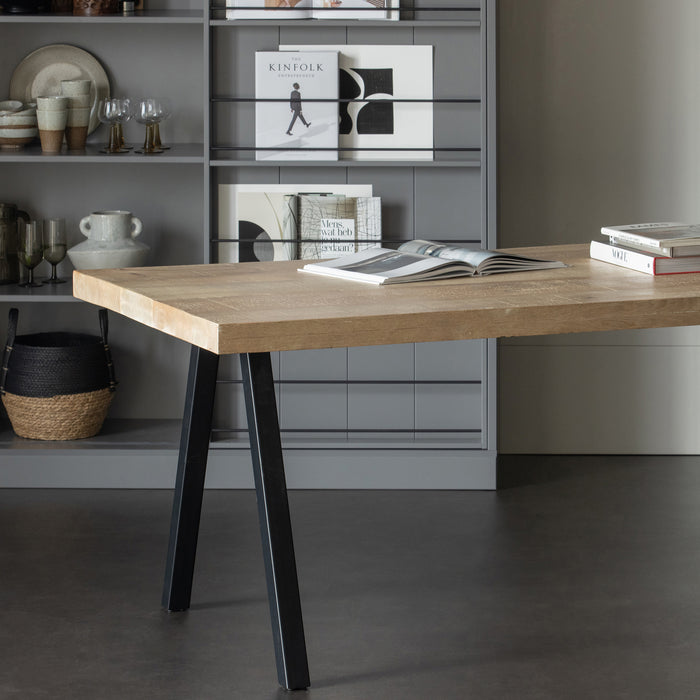 Woood Tablo Eettafel 200 x 90 - Bruin