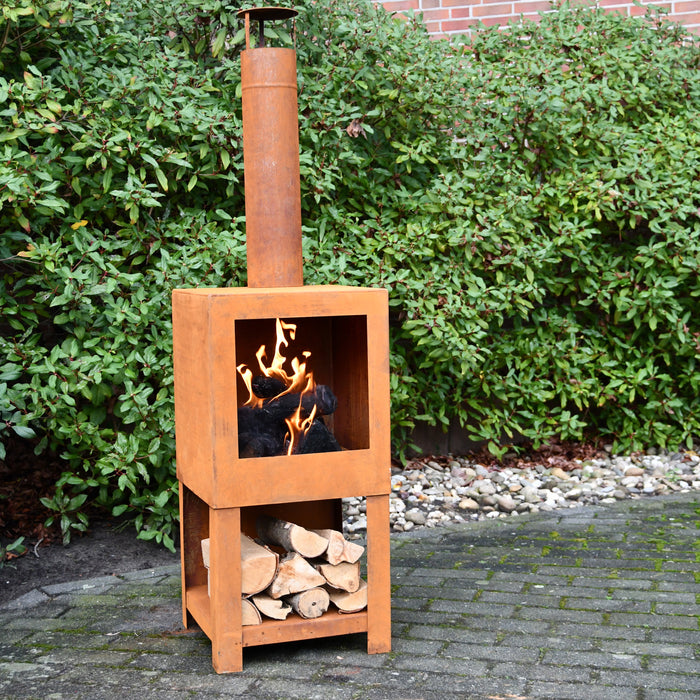 Esschert Terraskachel Houtopslag