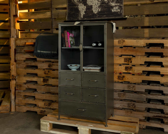 Rootsmann Industriële Buffetkast | Grijs