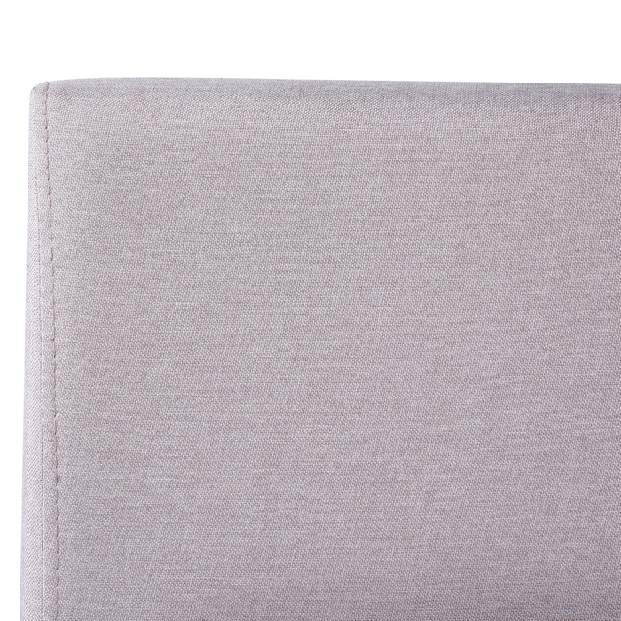 Beliani-MARMANDE-Onderschuifbed-Lichtgrijs-90 x 200 cm-Polyester