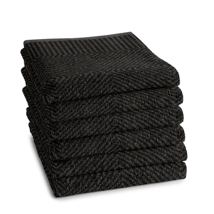 DDDDD keukendoek Cisis - 50x55cm - Ebony - 6 stuks