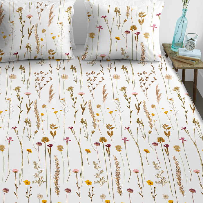 Ambiante Mara Dekbedovertrek 140 x 200/220 - Naturel