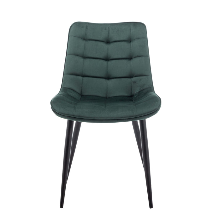 Furnihaus Eetkamerstoel Felix - Groen - Set van 2